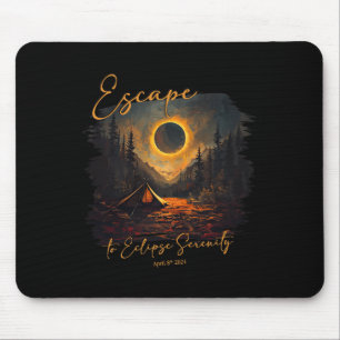 Total Solar Eclipse Shirt Escape To Eclipse Sereni Mouse Pad