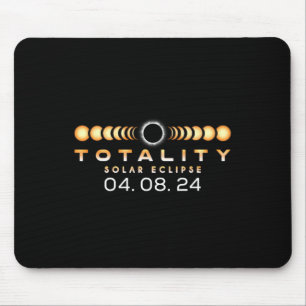Total Solar Eclipse Spring 04. 08. 2024 Totality P Mouse Pad