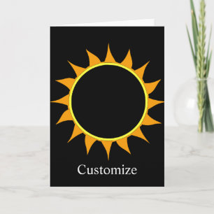 Total Solar Eclipse Thunder_Cove Card
