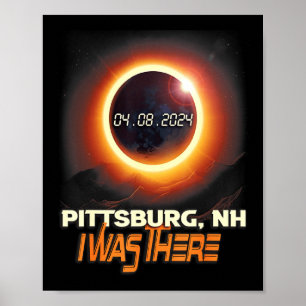 Total Solar Eclipse Ttsburg New Hampshire Nh Poster