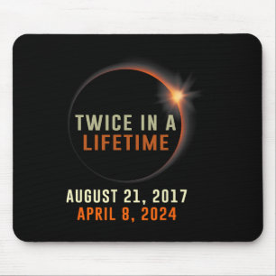 Total Solar Eclipse Twice In A Lifetime 2024 Solar Mouse Pad