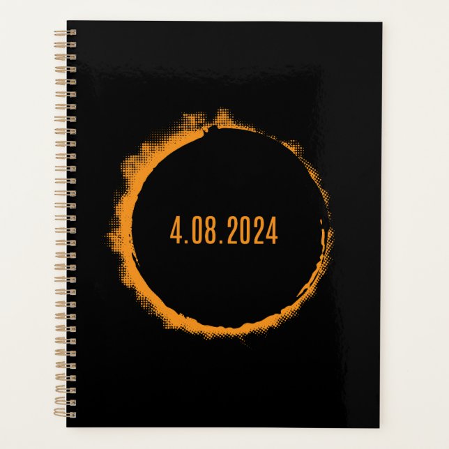 Total Solar Eclipse USA April 8, 2024 Planner (Front)