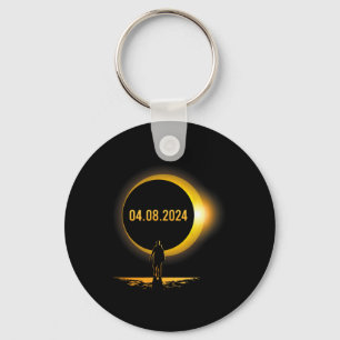 Totality 04 08 24 Funny Total Solar Eclipse 2024  Keychain