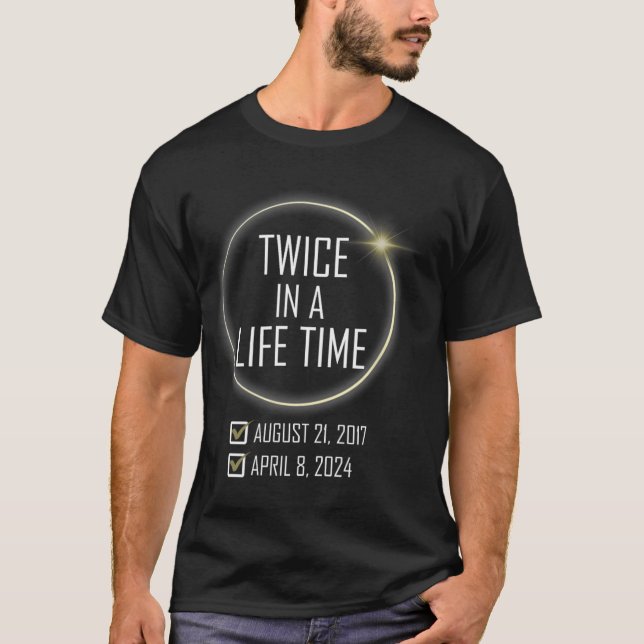 Totality 04 08 24 Total Solar Eclipse 2024 7  T-Shirt (Front)