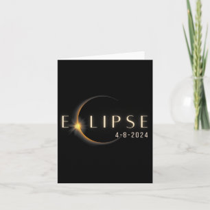 Totality 04 08 24 Total Solar Eclipse 2024  Card