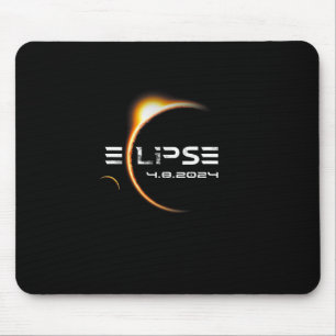 Totality 4.08.2024 Total Solar Eclipse 2024 Mouse Pad