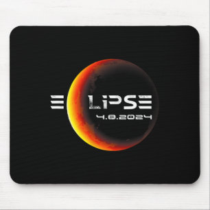 Totality 4.08.2024 Total Solar Eclipse 2024 Mouse Pad