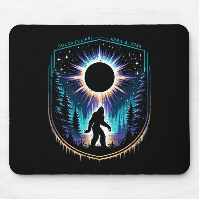 Totality April 8 2024 Total Solar Eclipse 1  Mouse Pad (Front)