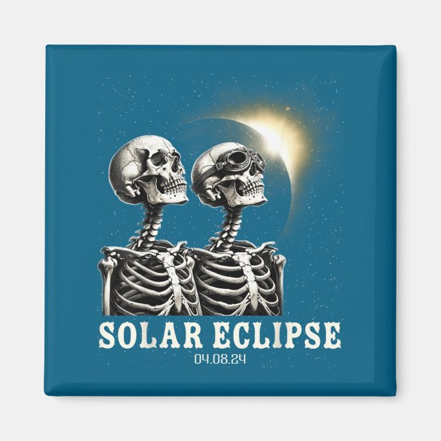 Totality Solar Eclipse 04 08 Illustration Magnet (Front)