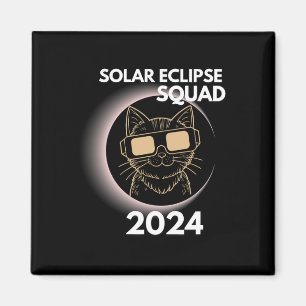 Totality Solar Eclipse 2024 Cat Moon Sun Earth Apr Magnet