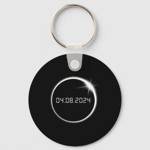 Totality Spring April 8 Keychain