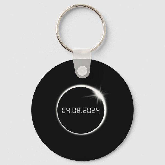 Totality Spring April 8  Keychain (Front)