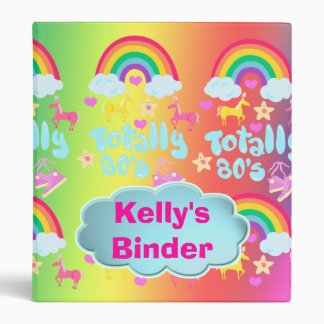 Totally 80's custom slogan binder. binder