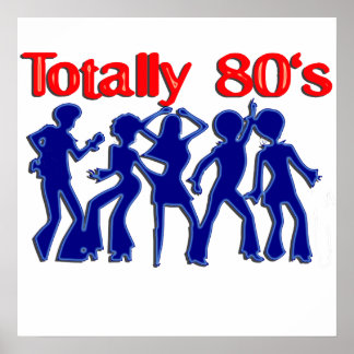 Totally 80s disco poster
