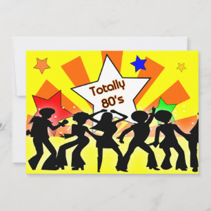 totally 80's retro party Invitation