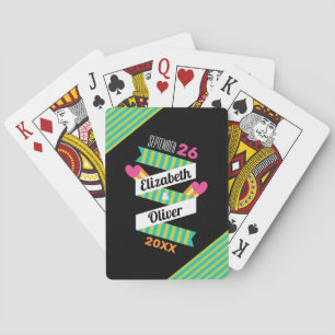 Totally 80s Wedding Playing Cards