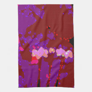 Totally Abstract Bougainvillea Kitchen Towel