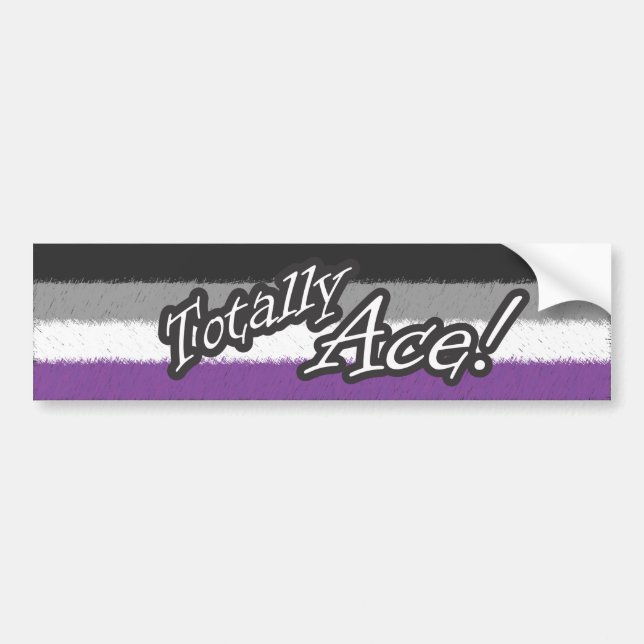 Totally Ace! Bumper Sticker (Front)