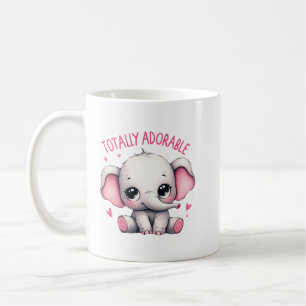 Totally Adorable Elephant Cute Art Coffee Mug