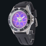 Totally Atomic Watch<br><div class="desc">You’ve heard of atomic clocks and their perfect accuracy. Now own an Atomic Watch! This is a classy retro atomic design for the scientifically inclined or the enlightened intellectual. Own it to be spacey, stylish, trending and topical. Plus you’ll keep up to the minute for all your lectures, book signings...</div>