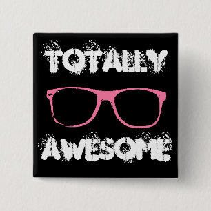 Totally Awesome 2 Inch Square Button