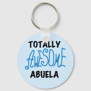 Totally Awesome Abuela Blue Tshirts and GIfts Keychain