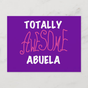 Totally Awesome Abuela Pink T-shirts and Gifts Postcard