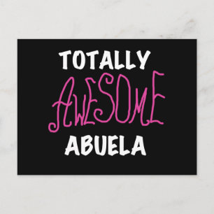 Totally Awesome Abuela Pink T-shirts and Gifts Postcard