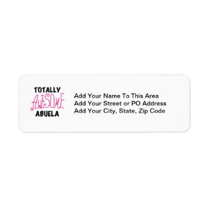 Totally Awesome Abuela Pink Tshirts and GIfts