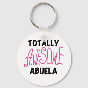 Totally Awesome Abuela Pink Tshirts and GIfts Keychain