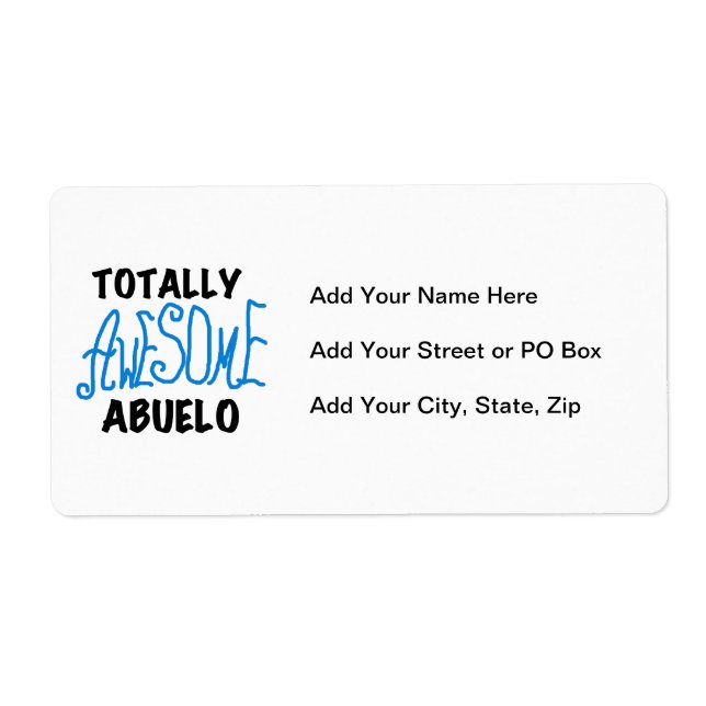 Totally Awesome Abuelo Tshirts and Gifts (Front)