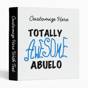 Totally Awesome Abuelo Tshirts and Gifts Binder