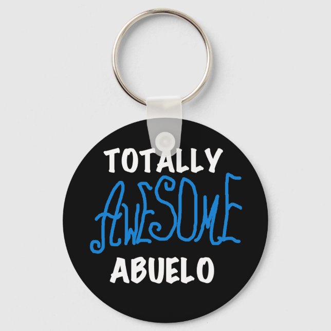 Totally Awesome Abuelo Tshirts and Gifts Keychain (Front)