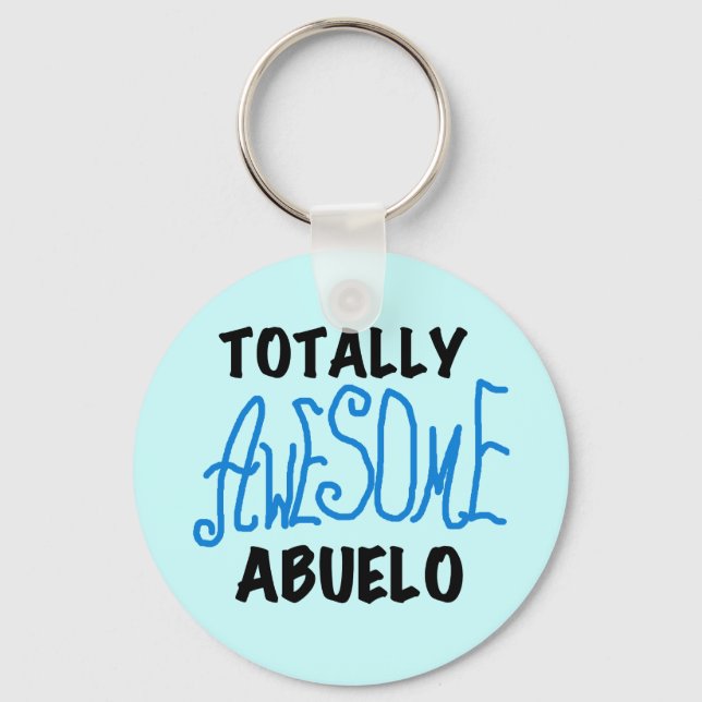 Totally Awesome Abuelo Tshirts and Gifts Keychain (Front)