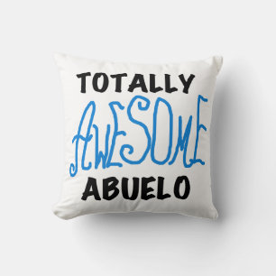 Totally Awesome Abuelo Tshirts and Gifts Throw Pillow