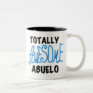 Totally Awesome Abuelo Tshirts and Gifts Two-Tone Coffee Mug