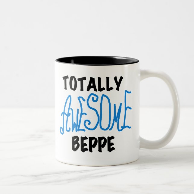 Totally Awesome Beppe Tshirts and Gifts Two-Tone Coffee Mug (Right)