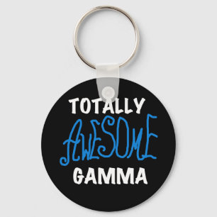 Totally Awesome Gamma Blue Tshirts and Gifts Keychain