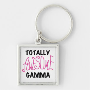 Totally Awesome Gamma Pink Tshirts and Gifts Keychain