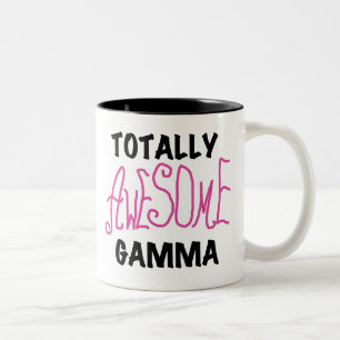 Totally Awesome Gamma Pink Tshirts and Gifts Two-Tone Coffee Mug
