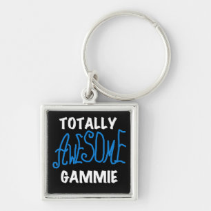 Totally Awesome Gammie Blue T-shirts and Gifts Keychain