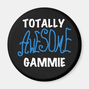 Totally Awesome Gammie Blue T-shirts and Gifts Magnet