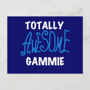 Totally Awesome Gammie Blue T-shirts and Gifts Postcard