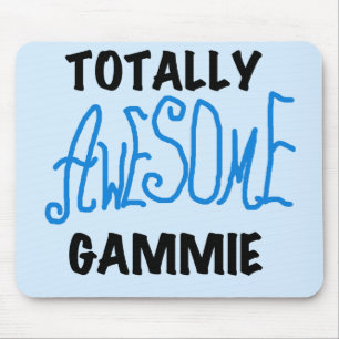 Totally Awesome Gammie Blue Tshirts and Gifts Mouse Pad