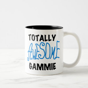Totally Awesome Gammie Blue Tshirts and Gifts Two-Tone Coffee Mug