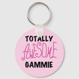 Totally Awesome Gammie Pink T-shirts and Gifts Keychain