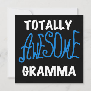Totally Awesome Gramma Blue T-shirts and Gifts