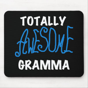 Totally Awesome Gramma Blue T-shirts and Gifts Mouse Pad