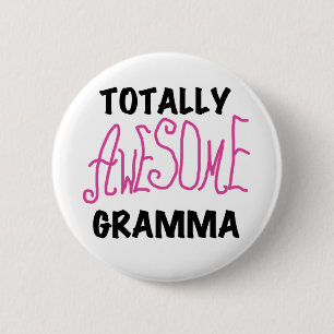 Totally Awesome Gramma Pink Tshirts Gifts 2 Inch Round Button