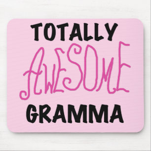 Totally Awesome Gramma Pink Tshirts Gifts Mouse Pad